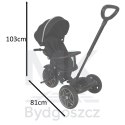 Rowerek trójkołowy TRIKE FIX Elite 2w1 rower spacerówka 6w1 czarny