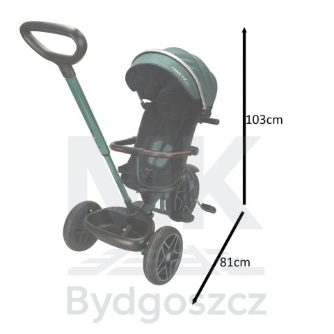Rowerek trójkołowy TRIKE FIX Elite 2w1 rower spacerówka 6w1 zielony Rowerek trójkołowy TRIKE FIX Elite 2w1 rower spacerówka 6w1 zielony