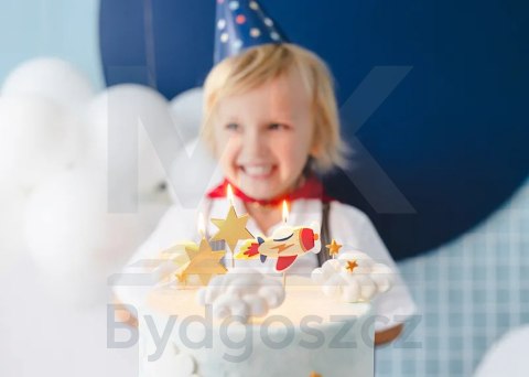 Świeczki urodzinowe Samolot 3-4,5cm 3szt. Świeczki urodzinowe Samolot 3-4,5cm 3szt.