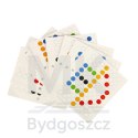 Tablica edukacyjna magnetyczna z pinezkami do układania mozaika szablon 40 kropek