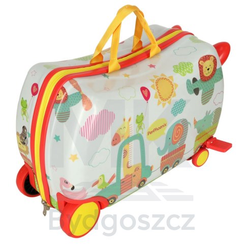 Walizka podróżna dla dzieci bagaż podręczny na kółkach ZOO Walizka podróżna dla dzieci bagaż podręczny na kółkach ZOO