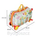 Walizka podróżna dla dzieci bagaż podręczny na kółkach ZOO
