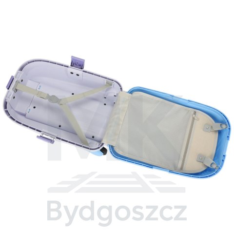 Walizka podróżna kabinowa dla dzieci na kółkach LED bagaż podręczny z imieniem niebieska Walizka podróżna kabinowa dla dzieci na kółkach LED bagaż podręczny z imieniem niebieska