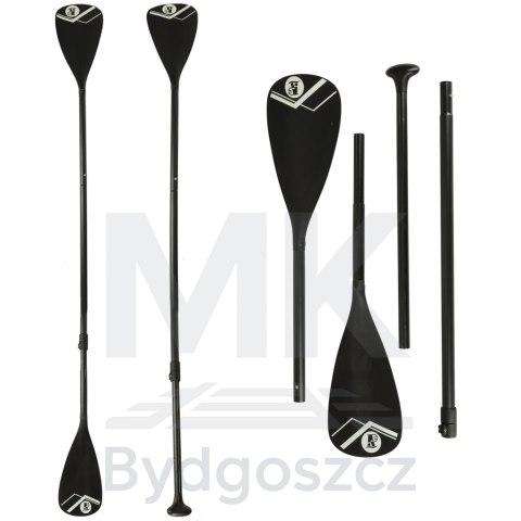 Wiosło kajakowe do deski SUP 2w1 składane aluminiowe regulowane 175 - 220 cm