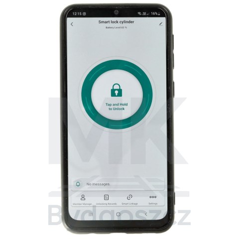 Zamek elektroniczny SMART wkładka inteligentna do drzwi odcisk palca bluetooth Zamek elektroniczny SMART wkładka inteligentna do drzwi odcisk palca bluetooth