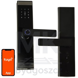 Zamek elektroniczny do drzwi SMART klamka inteligentna na kod odcisk palca bluetooth